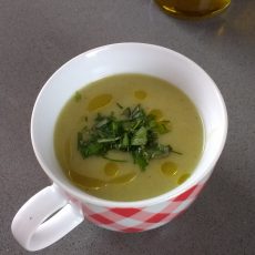 Bladselderij soep