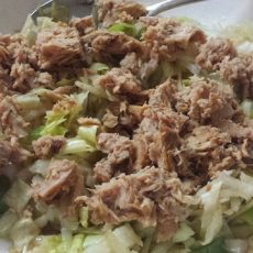 Koolrabi salade met tonijn